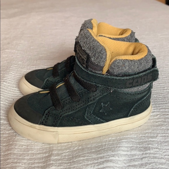 kids velcro high tops